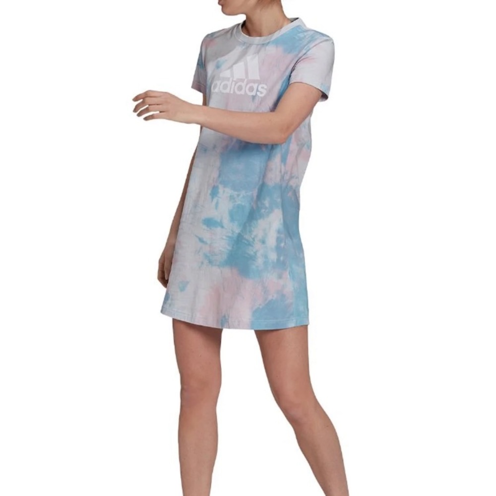 Adidas tie dye shirt dress